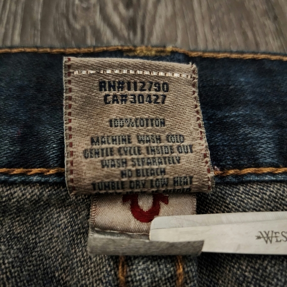 Vintage x True Religion BILLY Dark Wash Blue Jean - Picture 9 of 10